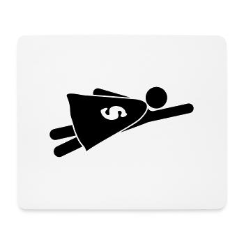 Super Hero - Tapis de souris (format paysage) - blanc - Devant