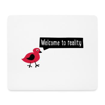lustig - Mousepad (Querformat) - Weiß - Vorne