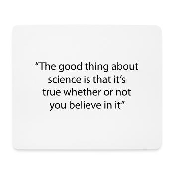 True science - Mouse Pad (horizontal) - white - Front