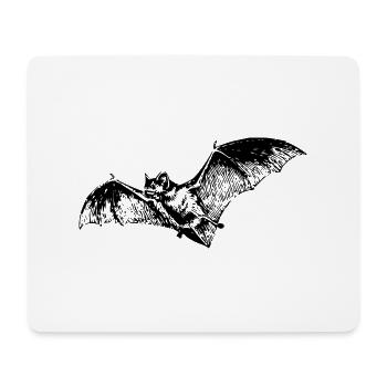 Bat - Mouse Pad (horizontal) - white - Front