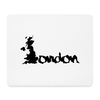 United Kingdom London England - Mouse Pad (horizontal) - white - Front