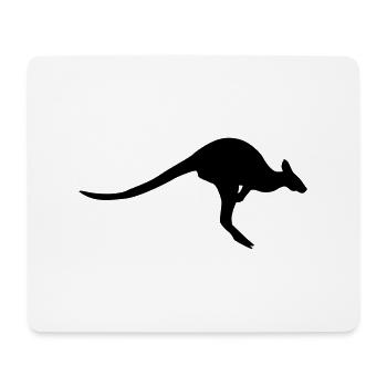 Känguruh - Mousepad (Querformat) - Weiß - Vorne
