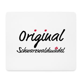 Original Schwarzwaldmädel - Mousepad (Querformat) - Weiß - Vorne