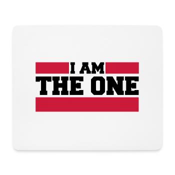 i_am_the_one - Tapis de souris (format paysage) - blanc - Devant