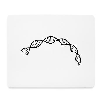 Zellsequenz der DNA-Doppelhelixstruktur - Mousepad (Querformat) - Weiß - Vorne