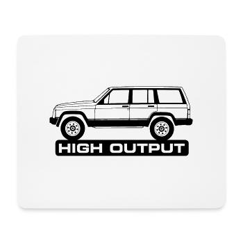 Jeep XJ High Output - Mousepad (Querformat) - Weiß - Vorne