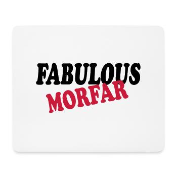 Fabulous morfar 111 - Mousepad (Querformat) - Weiß - Vorne