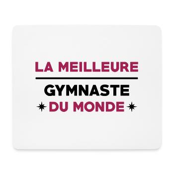Gymnastique / Gym / Gymnaste / Fitness / GRS - Tapis de souris (format paysage) - blanc - Devant