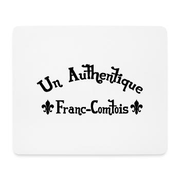 Franche-comté / Franc-Comtois / Franc-Comtoise - Tapis de souris (format paysage) - blanc - Devant