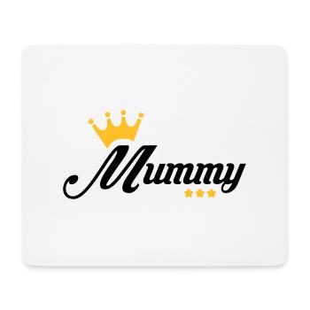 Maman / Fête des Mère / Enfant / Mere / Bébé - Tapis de souris (format paysage) - blanc - Devant