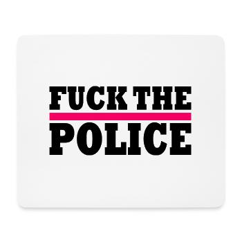 stop brutality - Mousepad (Querformat) - Weiß - Vorne