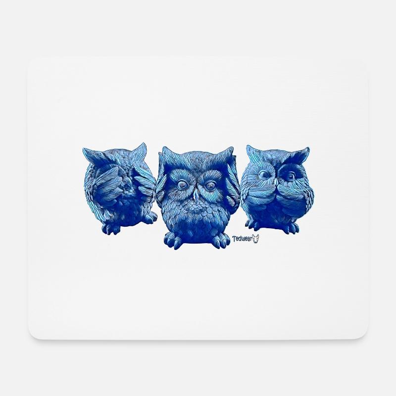 See No - Mouse Pad (horizontal) - white