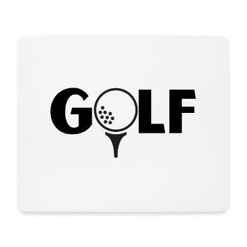 golf - Tapis de souris (format paysage) - blanc - Devant
