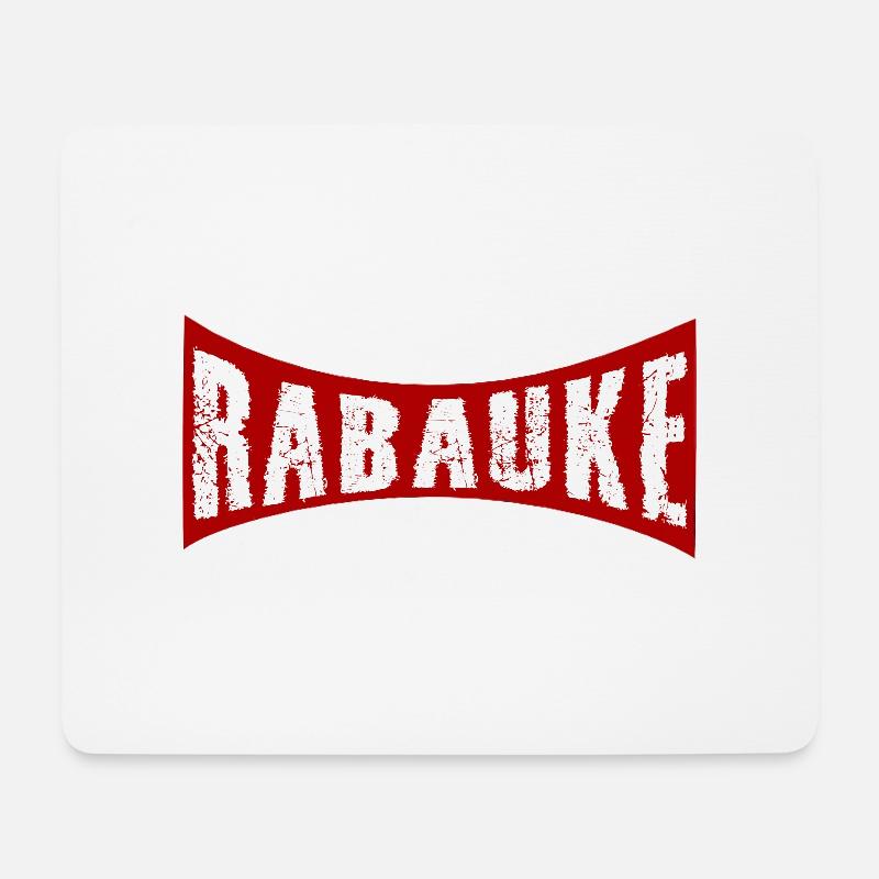 Rabauke - Mousepad (Querformat) - Weiß