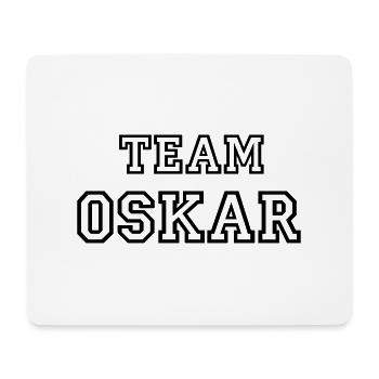 TEAM OSKAR Dog Name Male TeamTricot - Mouse Pad (horizontal) - white - Front