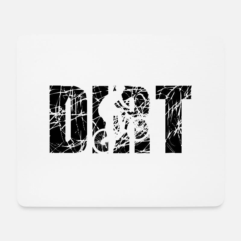 Dirt Jump - Mousepad (Querformat) - Weiß