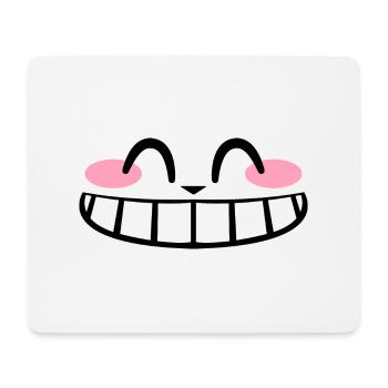 Kawaii Wide Smile | Kate 2021 Panzer - Mousepad (Querformat) - Weiß - Vorne
