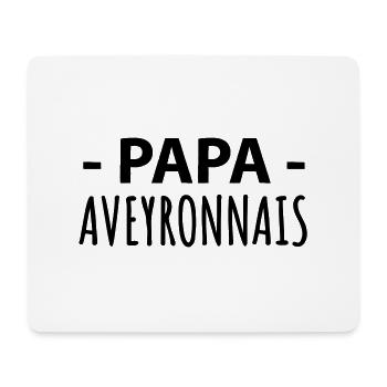 PAPA AVEYRONNAIS - Tapis de souris (format paysage) - blanc - Devant
