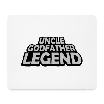 Uncle Godfather Legend Zitat - Mousepad (Querformat) - Weiß - Vorne