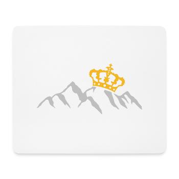 Crown Mountains King Landscape - Mouse Pad (horizontal) - white - Front
