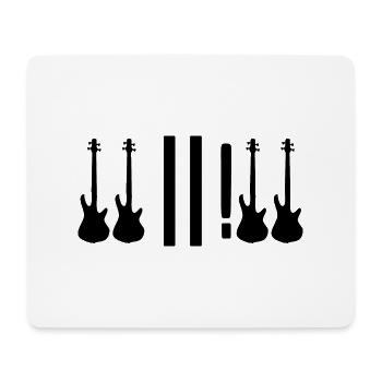 TO BE OR NOT TO BE for best bass player programmer - Mousepad (Querformat) - Weiß - Vorne