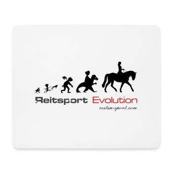 Reitsport Evolution - Mousepad (Querformat) - Weiß - Vorne