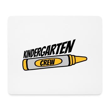 Équipe de crayon de cire de l’équipe de la maternelle - Tapis de souris (format paysage) - blanc - Devant