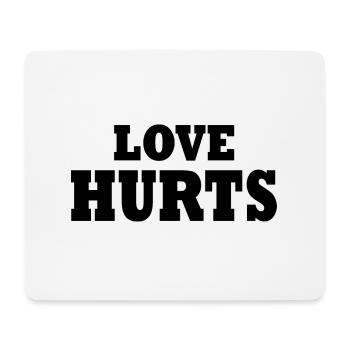 Love hurts - Tapis de souris (format paysage) - blanc - Devant