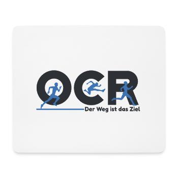 ocr obstacle race Hindernislauf mud run - Mousepad (Querformat) - Weiß - Vorne