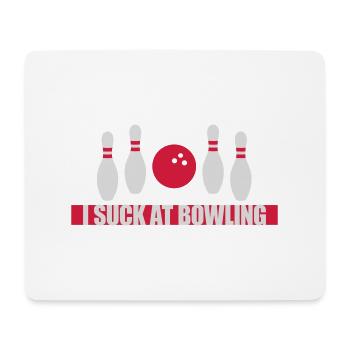 Je suis nul au bowling - Tapis de souris (format paysage) - blanc - Devant