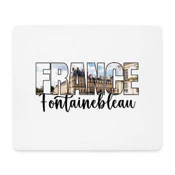 Souvenir Reise Fontainebleau Frankreich - Mousepad (Querformat) - Weiß - Vorne