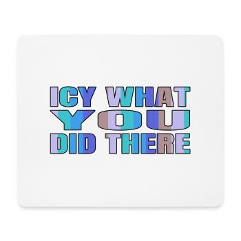 Dinosaur Tshirt Joke Christmas Present Beard - Mouse Pad (horizontal) - white - Front