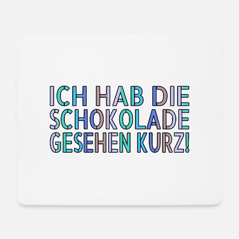 chalklettering lieben cooler spruch spruch - Mousepad (Querformat) - Weiß
