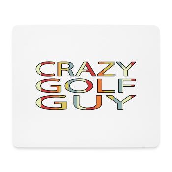 Statement Awesome Golf Ball Golfbag Geek - Mouse Pad (horizontal) - white - Front