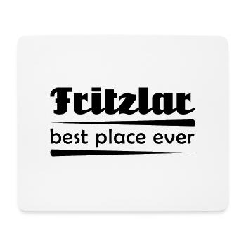 Fritzlar - Stadt best place ever - Mousepad (Querformat) - Weiß - Vorne