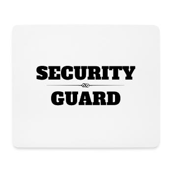 Security Guard - Mouse Pad (horizontal) - white - Front