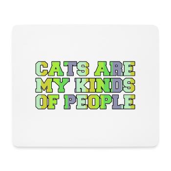 dog art and design persian cat animal protection - Mousepad (Querformat) - Weiß - Vorne