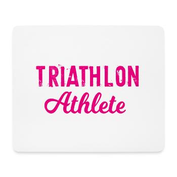 Triathlon Swim Bike Run Marathon - Mouse Pad (horizontal) - white - Front