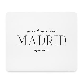 Rencontrez-moi à Madrid Espagne - Espagnol - Tapis de souris (format paysage) - blanc - Devant