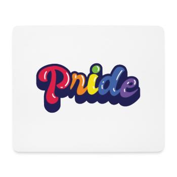 Pride retro - Mousepad (Querformat) - Weiß - Vorne