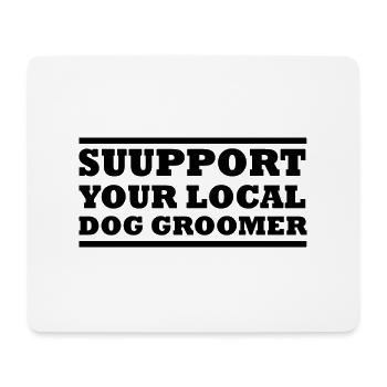 Hund Dog - Mousepad (Querformat) - Weiß - Vorne