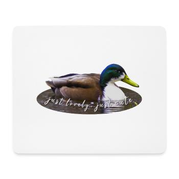 just lovely just cute - Mousepad (Querformat) - Weiß - Vorne