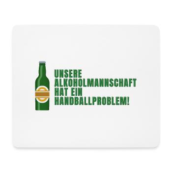Handball - Mousepad (Querformat) - Weiß - Vorne