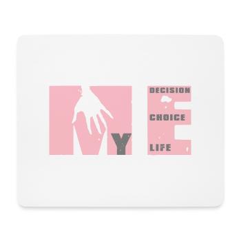 Finding My Course: Choice, Decision, Life - Mouse Pad (horizontal) - white - Front