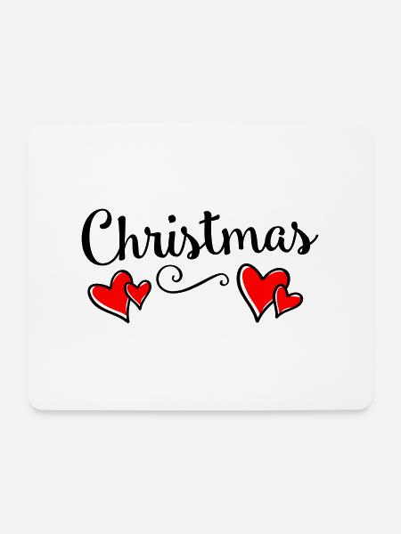 christmas - Mousepad (Querformat) - Weiß