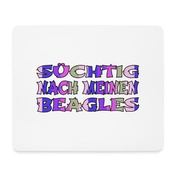 spaß hunderasse haustier zitat geburtstagsgeschenk - Mousepad (Querformat) - Weiß - Vorne