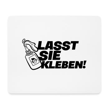 Klimakleber - lasst Sie kleben - Mousepad (Querformat) - Weiß - Vorne