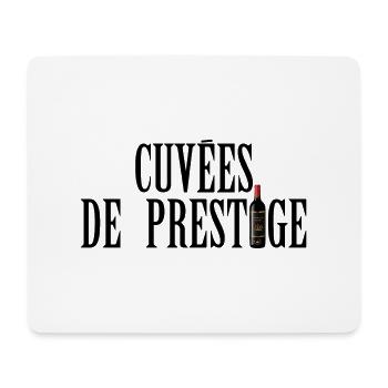 cuvee prestige vin rouge alcool humour bouteille - Tapis de souris (format paysage) - blanc - Devant