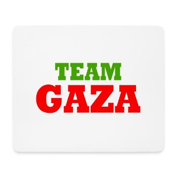 Team gaza - Tapis de souris (format paysage) - blanc - Devant