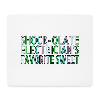 statement gift idea electrician humor gift funny - Mousepad (Querformat) - Weiß - Vorne